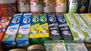 Кокосовое масло. Отбеливающая зубная паста. Поступление очередной посылочки из Тайланда