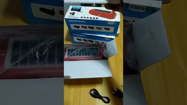 Fast Unboxing TG182 TWS Solar Speaker смотреть онлайн