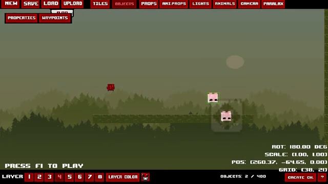 Super Meat Boy Level Editor Tutorial [Episode 2] - Objects, Layer 4 смотреть онлайн