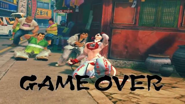 SSF4 AE: Juri Han Continue and Game over смотреть онлайн