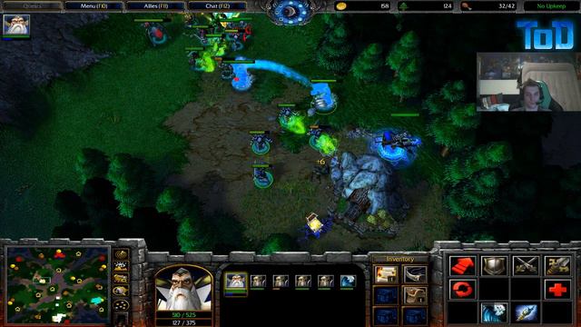 Warcraft III #62 ToD & Grubby 2v2 vs Undead&Human (Gnoll Wood) смотреть онлайн