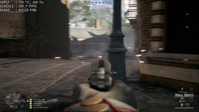 Battlefield 1 GTX770 & FX 6350 GAMEPLAY TEST - NEW PC | 60 FPS ON SCREEN | смотреть онлайн