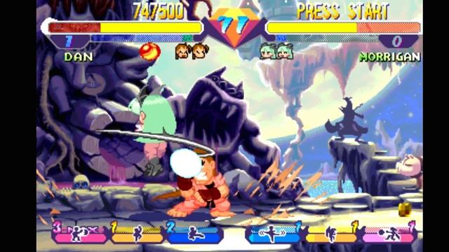 Pocket Fighter (PS1) Dan Playthrough [60FPS] смотреть онлайн