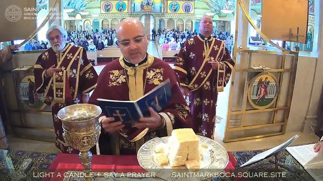 2022-04-10 Greek Orthodox Divine Liturgy of Saint Basil: Sunday of Saint Mary of Egypt April 10,202 смотреть онлайн