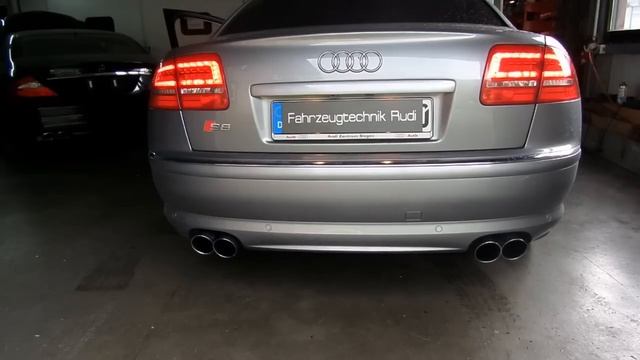 Audi S8 V10 Sound Exaust смотреть онлайн