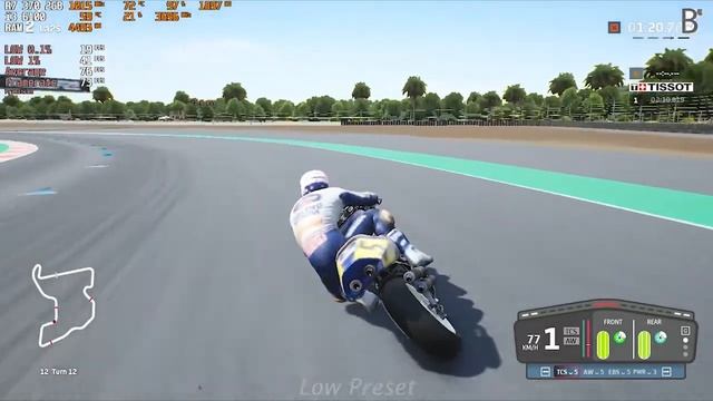 MotoGP 2022 I3 6100 R7 370 2GB | Benchmarkism ID | Low Preset смотреть онлайн