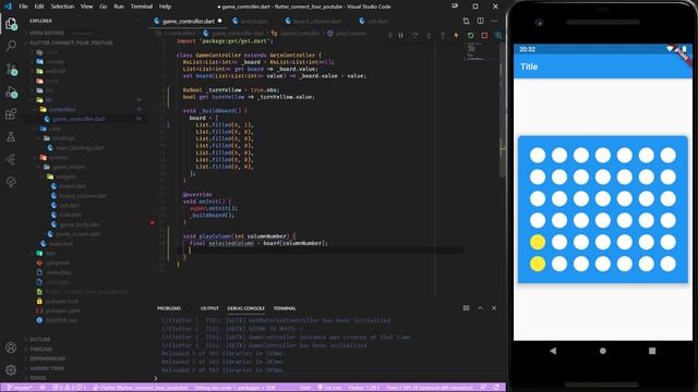 Flutter Connect Four Game - The Game Logic - 03 смотреть онлайн