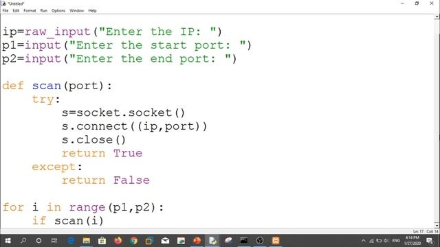 How to Create a Simple Port Scanner in Python? смотреть онлайн