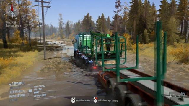 Spintires: MudRunner - MAN 8X8 on Forest Roads and Off-road смотреть онлайн