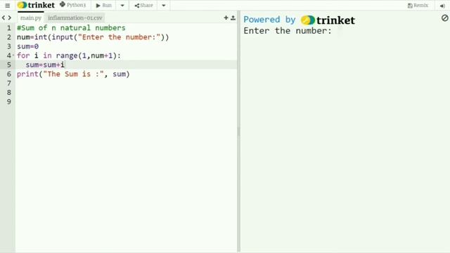 Sum of natural numbers and multiplication table using python смотреть онлайн