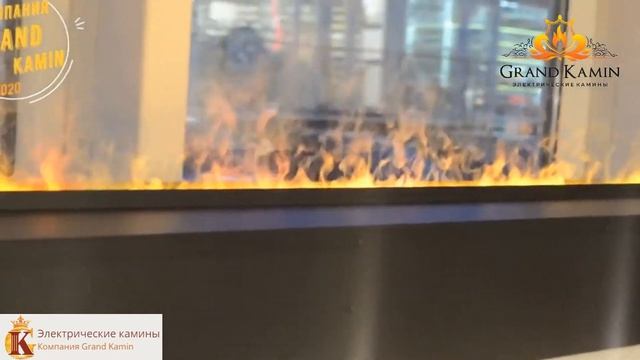 Самый длинный паровой очаг 3D Line s 150 от Гранд Камин смотреть онлайн