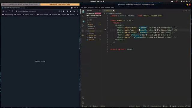 React Router v6 Crash Course 2022 смотреть онлайн
