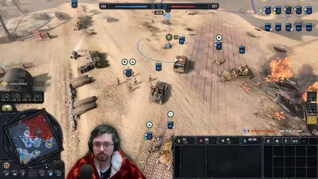 3v3 - IN LOVE WITH L6 TANKS! - Company of Heroes 3 смотреть онлайн