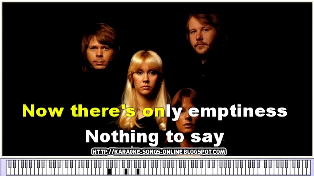 Knowing Me Knowing You - Abba Karaoke songs with lyrics on the screen смотреть онлайн