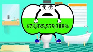 Overcharged Battery Lowing at Toilet || Battery Animation