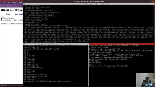 Lazy Admin - TryHackMe смотреть онлайн