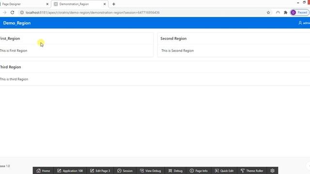 Introduction to Regions in Oracle APEX смотреть онлайн