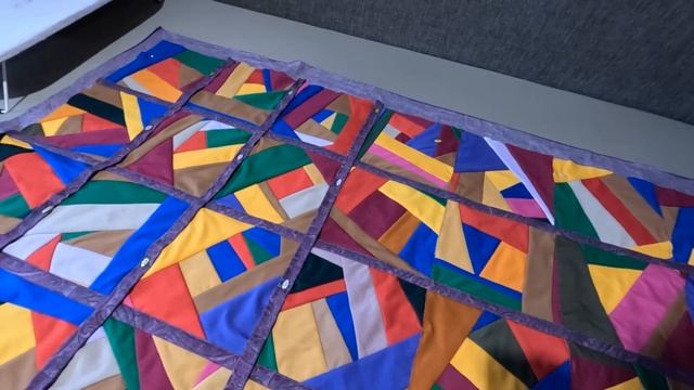 Одеяло-плед из трикотажных лоскутков на флисовой основе смотреть онлайн