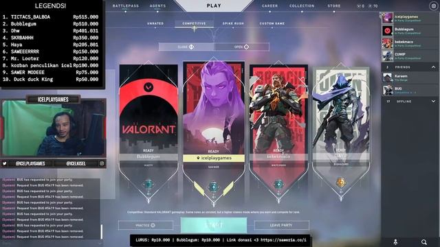 Gaming sans, valorant ranked diamond dulu baru main yg lain! - icelplaygames Live Stream смотреть онлайн