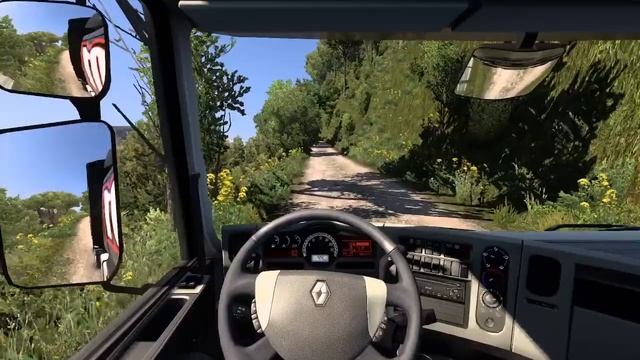 Renault Premium-Curtainsider Double ETS 2 Euro Truck Simulator2 Dangerous Rous Gameplay смотреть онлайн