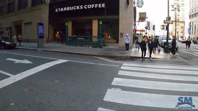 NEW YORK WALK | MANHATTAN | Exploring around the BIG CITY in Manhattan, New York City смотреть онлайн