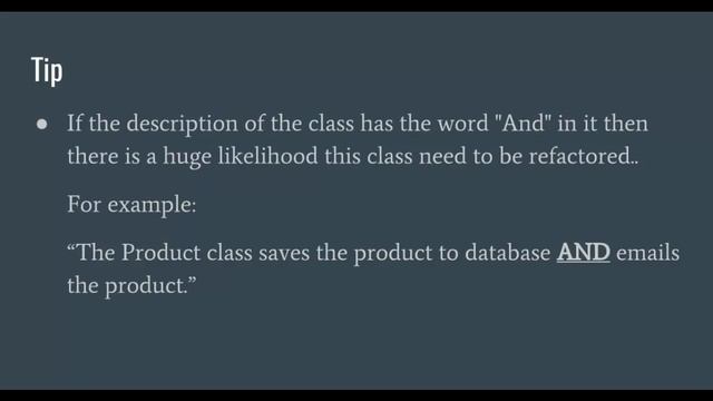 Quick Tip - Single Responsibility Principle смотреть онлайн