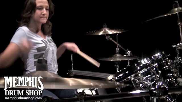 Pearl Reference Pure Drum Set - Piano Black - Played by Nicole Marcus смотреть онлайн