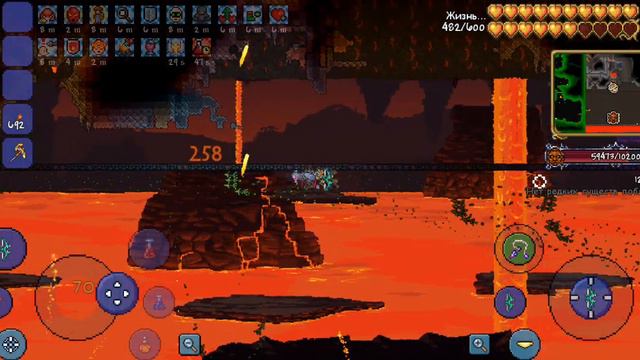 Terraria. Голем за стрелка. For The Worthy на легендарной сложности. 1.4.4.9