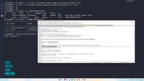 ZABBIX | Мониторинг MySQL  8.0.33 [ MySQL by Zabbix agent 2 ] с помощью Zabbix 6.4 | OL 9.2