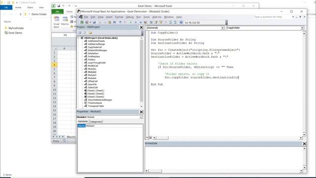 Excel VBA - How To Copy A Folder смотреть онлайн