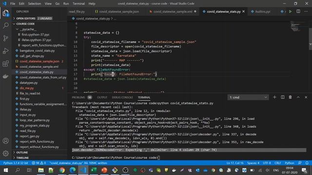 Python boot camp | Session 6 | Exceptions, regular expressions смотреть онлайн