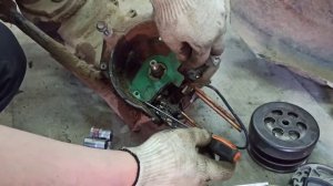 Разбор мотора  Stels Tactic 100