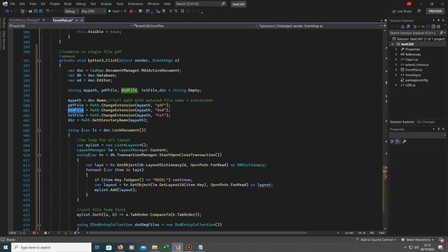 Combine Multi Layout Autocad to single file PDF or DWF смотреть онлайн