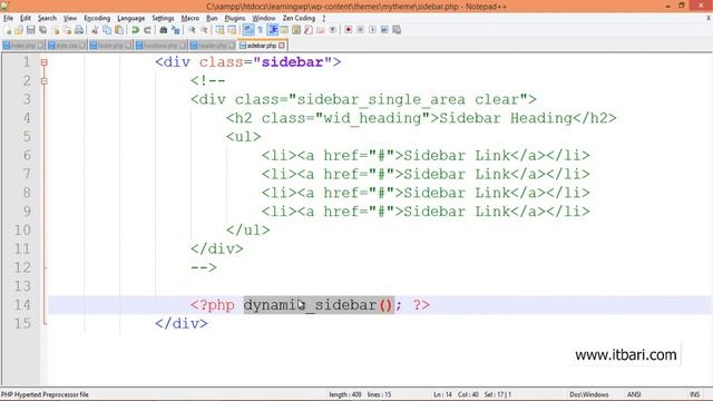 55. Sidebar Registration- ITBari Tutorial.wmv смотреть онлайн