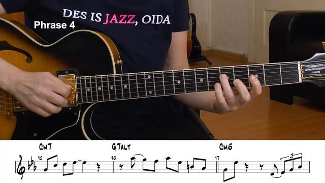 BLUE BOSSA - Guitar Solo Lesson - Blue Bossa Guitar Improvisation смотреть онлайн