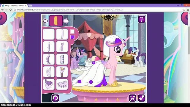 My Little Pony Princess Cadence Wedding Dress-up Pt. 2 смотреть онлайн