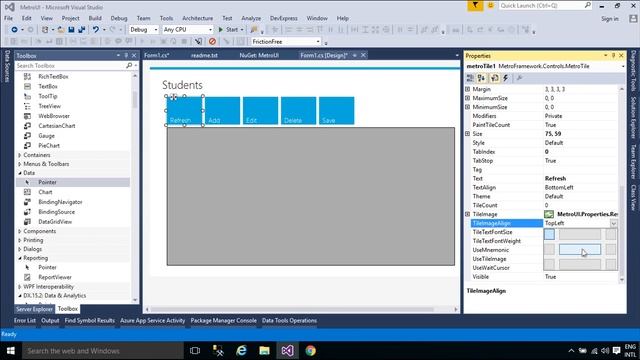 C# Tutorial - How to use WinForms Modern UI Metro Framework .Net | FoxLearn смотреть онлайн