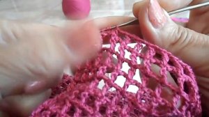 Как  вывязать линию плеча и горловины  КАРДИГАН КРЮЧКОМ 6 ч.