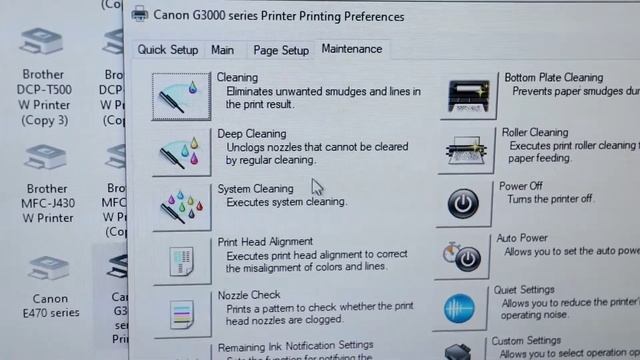 Canon G3000 Black Not Printing Repair (Software Method) #Canonprinter