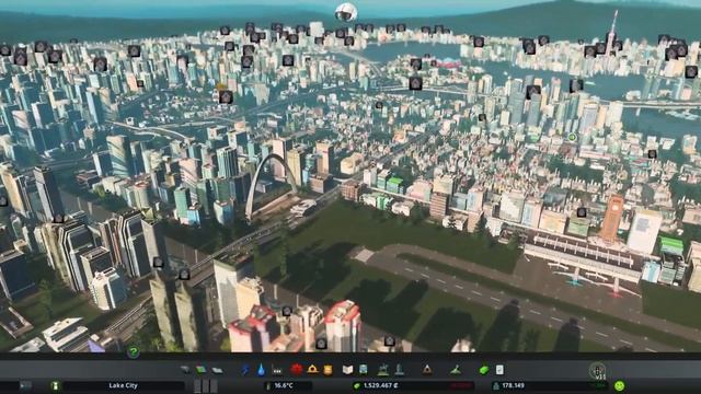 Linux: Cities Skyline - FPS Demo смотреть онлайн