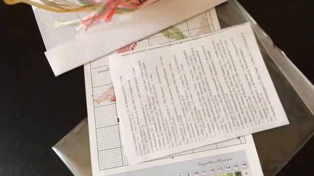 лилия вышивка крестиком. обзор набора. смотреть онлайн