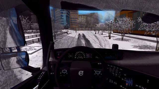 City Car Driving 1.5.4 Volvo FH 2014 Truck Snow - G27 HD [1080p][60fps] смотреть онлайн
