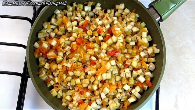 Баклажанная икра на сковороде, вкусно и быстро смотреть онлайн