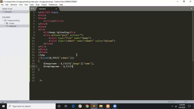 Image Uploading In Database In core php смотреть онлайн