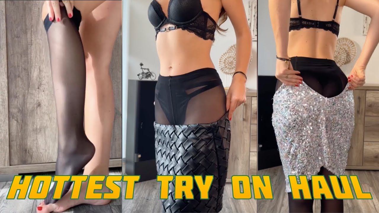 HOTTEST DRESS UP EVER Try-on haul Stylish girls try on haul dress mini skirt смотреть онлайн