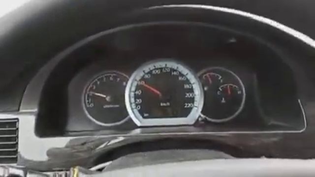 Chevrolet Gentra AT. Переключение АКПП смотреть онлайн