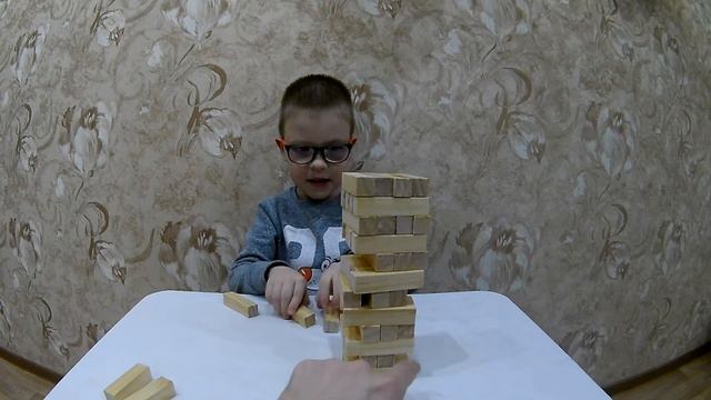 ИГРАЕМ в ИГРУ TOWER или ДЖЕНГА. Кто кого??? Выпуск 5. смотреть онлайн
