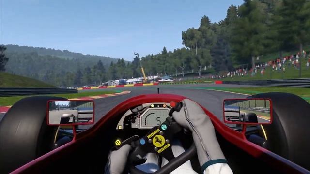 F1 2018 - 1995 Ferrari 412T2 at Spa смотреть онлайн