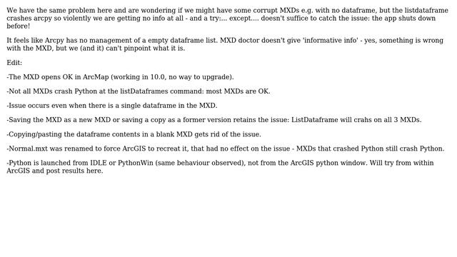 GIS: When using arcpy.mapping.ListDataFrames, python.exe crash (3 Solutions!!) смотреть онлайн