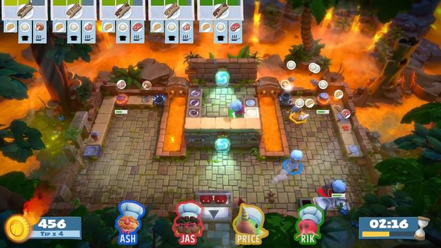 Overcooked: Ever Peckish Rises - #2 - TELEPORTERS!!! (4-Player Gameplay) смотреть онлайн